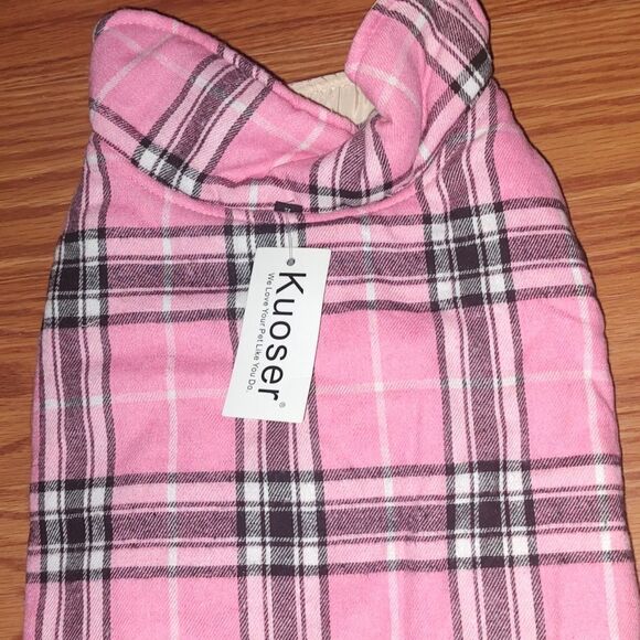 Kuoser Warm Dog Coat, Reversible Dog Jacket Waterproof Dog Winter Coat Sz L - Picture 2 of 9